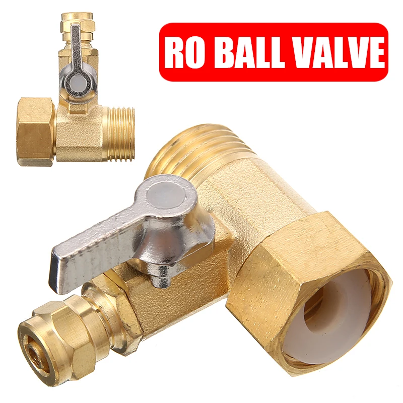 Mayitr адаптер подачи воды 1/2 &quotдо 1/4&quot кран фильтр для шаровой клапан система
