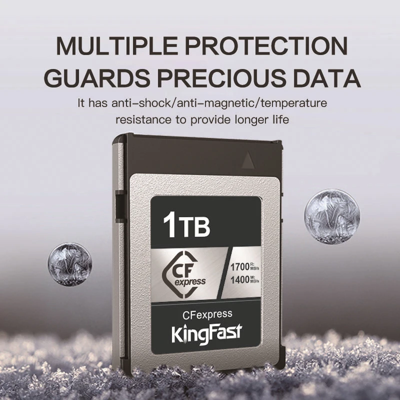 Карта памяти KingFast CFexpress тип B 128 ГБ 256 512 ТБ CF express цифровая карта для цифровой