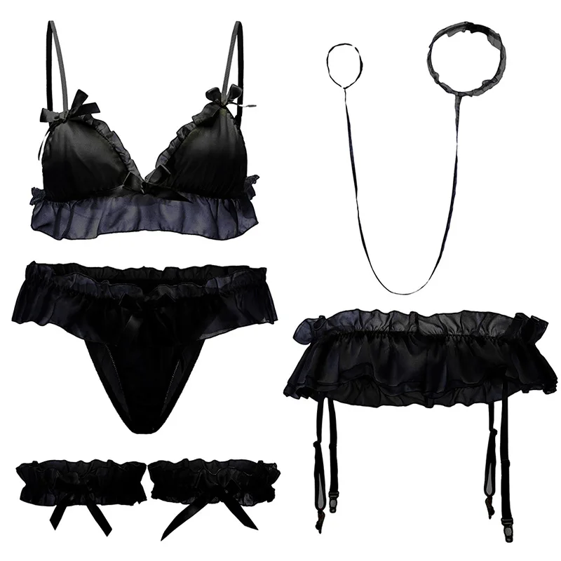 6 шт. готическое сексуальное свадебное нижнее белье подвязки для ног женское