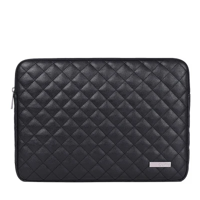 Style 3 balck PU Кожаный противоударный чехол для ноутбука 14 14,1 для Macbook Air 13 Pro 15 Touch Bar чехол для Xiaomi Asus lenovo hp сумки для ноутбука - Цвет: Style 3 balck