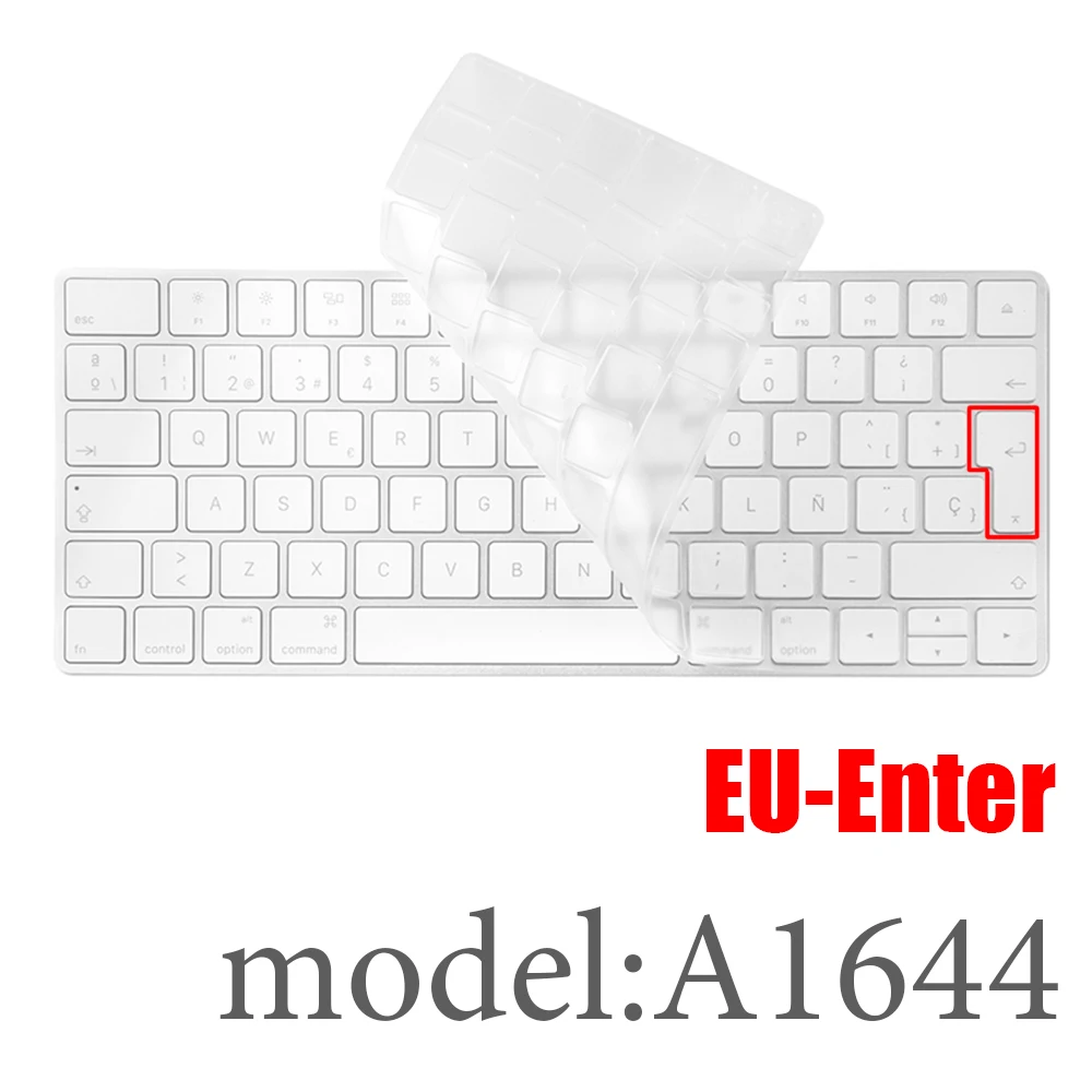 Настольный ПК для Apple Bluetooth Беспроводной клавиатура MLA22LL/A1644 A1314 IMAC Клавиатура Защитная крышка Силиконовая крышка Версия США/ЕС