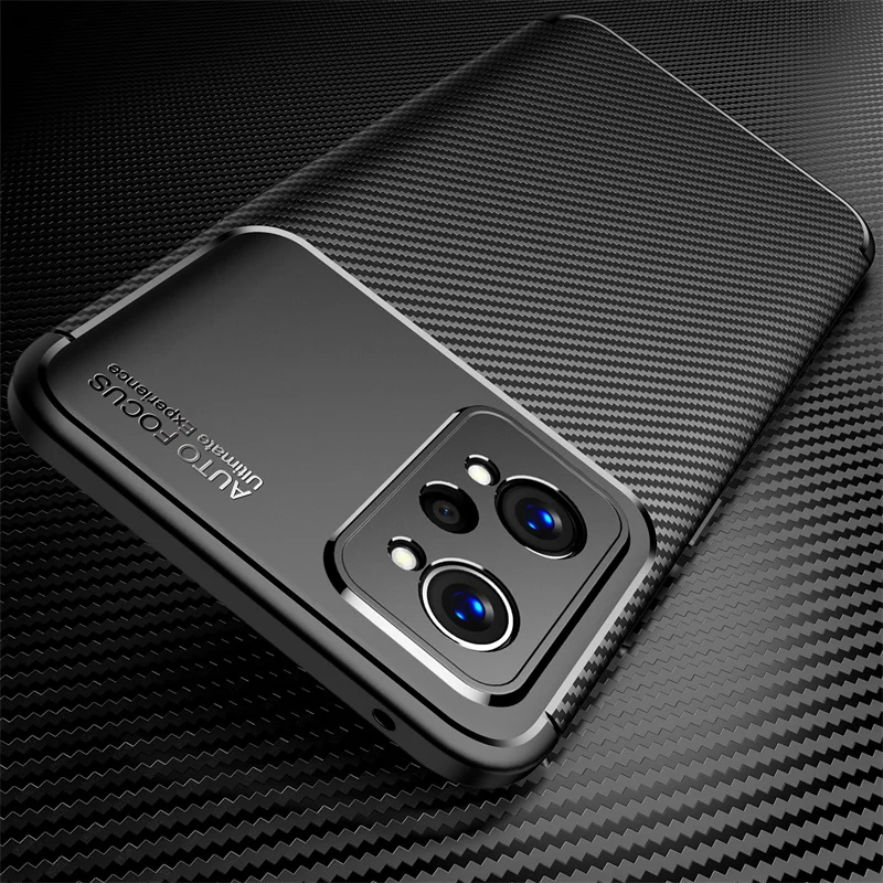 

Чехол для Realme GT Neo2, противоударный бампер из углеродного волокна, мягкая задняя крышка из ТПУ, чехол для Realmi GT Neo 2 5G, защитный чехол 6,62 дюйма