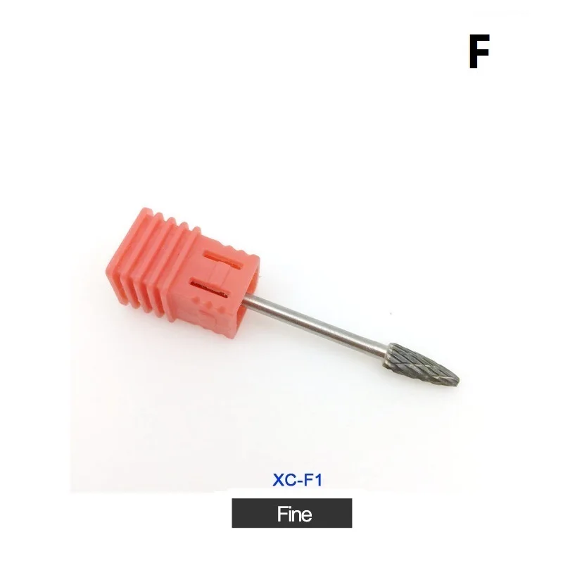 XC-F1 1 шт. Карбид фрезы для ногтей для маникюра машина для ногтей аксессуары резак маникюрная мельница маникюрные фрезы - Цвет: XC-F1