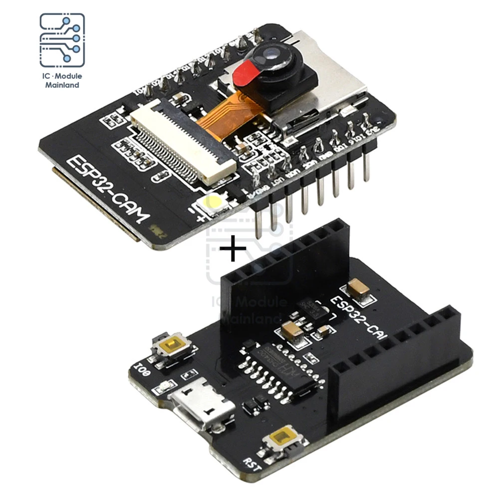 ESP32 CAM MB WiFi + Bluetooth модуль Камера макетная плата с OV2640 2MP для Arduino|Интегральные схемы|