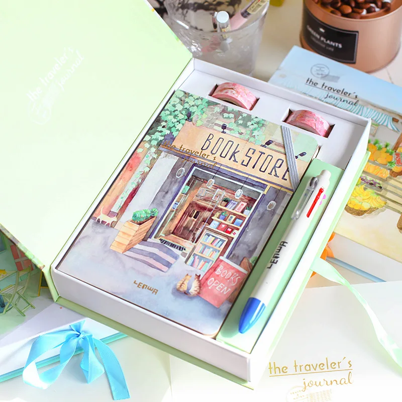 Набор А5 Kawaii милый блокнот планировщик Органайзер 2020 дорожный дневник записная