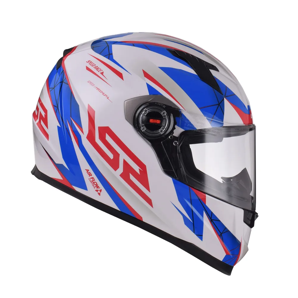 LS2 воздушный поток шлемы мотоциклетный анфас гоночный шлем мото Cascos Capacete