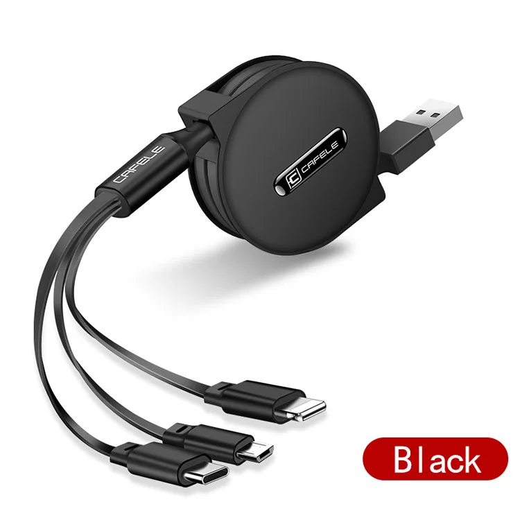 Выдвижной многофункциональный кабель для передачи данных с одним