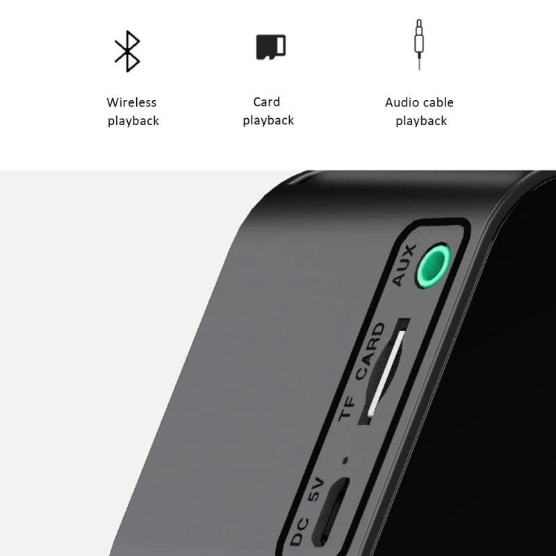 Цифровой будильник многофункциональные аксессуары с радиоприемниками Bluetooth