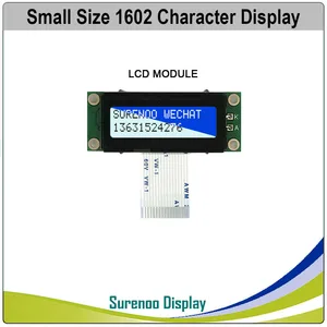 162 16X2 1602 маленький символ LCD  O светодиодный модуль экрана LCM синий минус с белосветодиодный Ной подсветкой