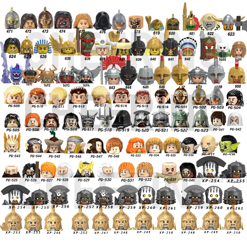 

Строительные блоки средневековая война римский солдат Archer египетский фараон каннибал мини Экшн-фигурки игрушки для детей