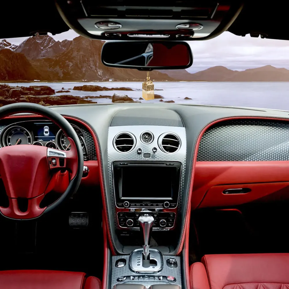 

6 PCS Automotive Hanging Diffuser Bottle Aromatherapy Bottle Car Hanging Decor