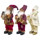 Кукла Санта-Клаус, украшение на рождественскую елку, игрушки в виде снеговика, оленя, новый год 2021, подарок для детей рождественские украшения, для дома