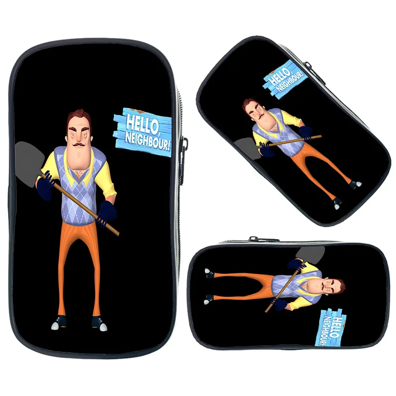 Hello Neighbor Cosmetic чехол канцелярские сумки для хранения Чехол макияжа Детские