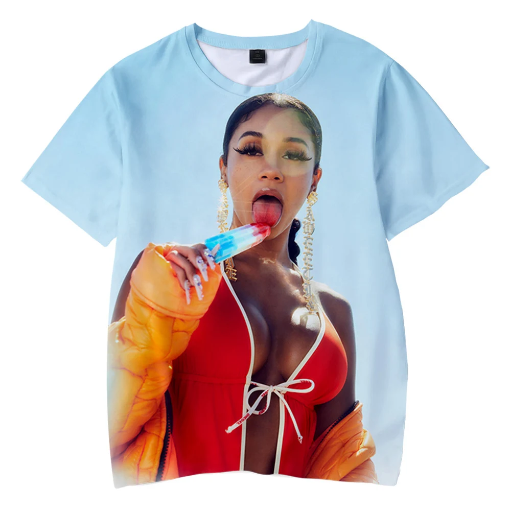 

Футболка унисекс с 3D-принтом, круглым вырезом и коротким рукавом