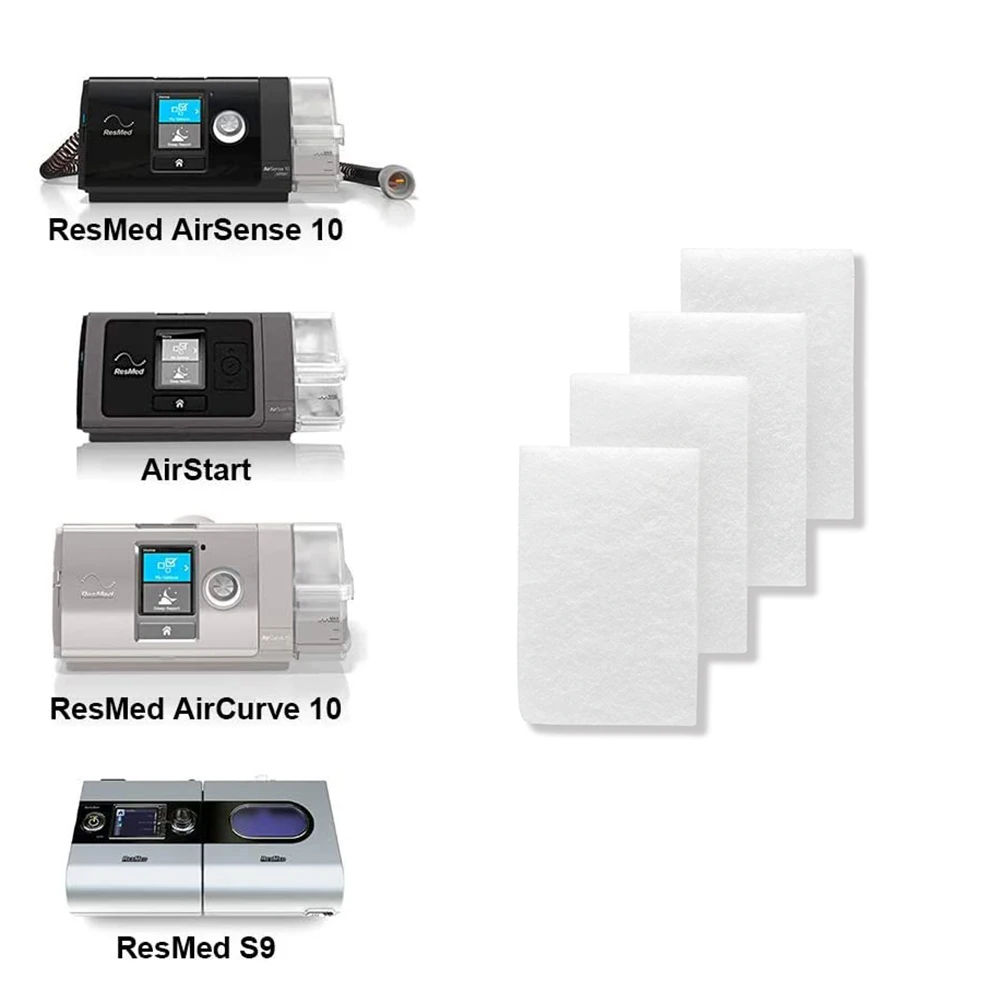 Сверхтонкие одноразовые фильтры для ResMed Airsense 10/ Aircurve 10 /S9 запасные CPAP 10/20/30/60