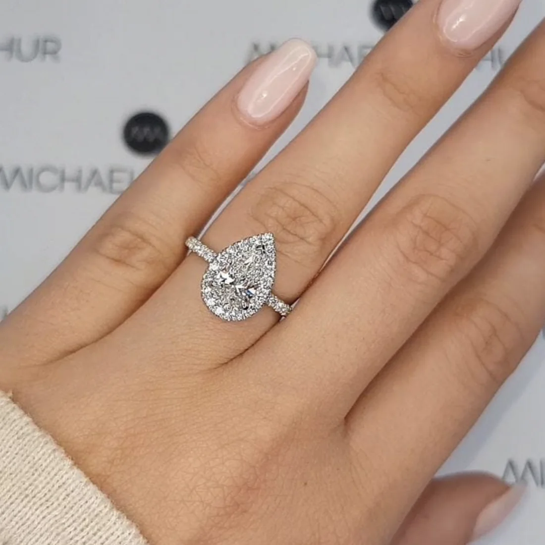 Женское кольцо из серебра 925 пробы с натуральным розовым сапфиром|Кольца| |