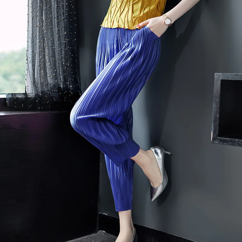 

LANMREM Women's Roy Casual Elastic Slim Versatile Radish Pants Temperament Loose Fit Fashion Tide Summer 2021 New Arrival 2K1202