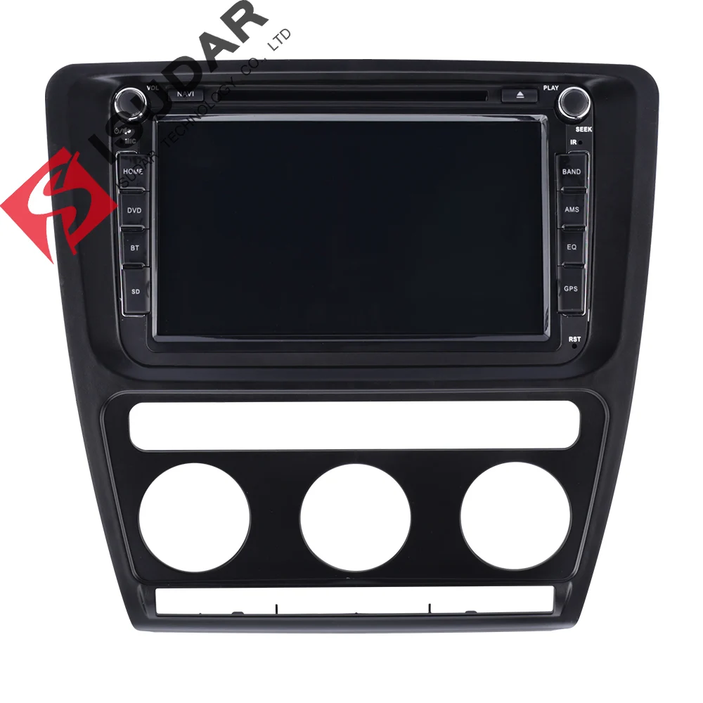 ISUDAR 2din Авторадио Fascia ДЛЯ Skoda/Octavia 2007 аудио стерео панель монтаж комплект приборной