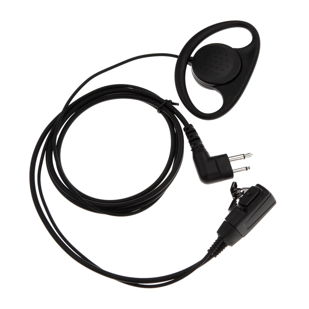 2 шт. микрофон радио кабель для Motorola 2-контактный D форма наушник гарнитура PTT Mic GP88