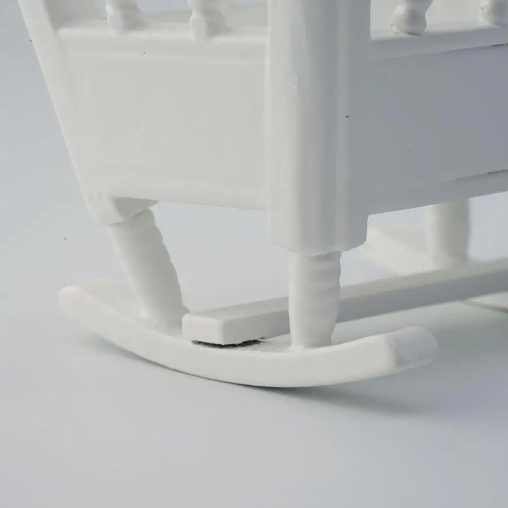 

Simulation Small Wooden Handmade Cradle Ornaments Furniture Dollhouse Decoration Model House Toys Miniature Accessories For M7O8