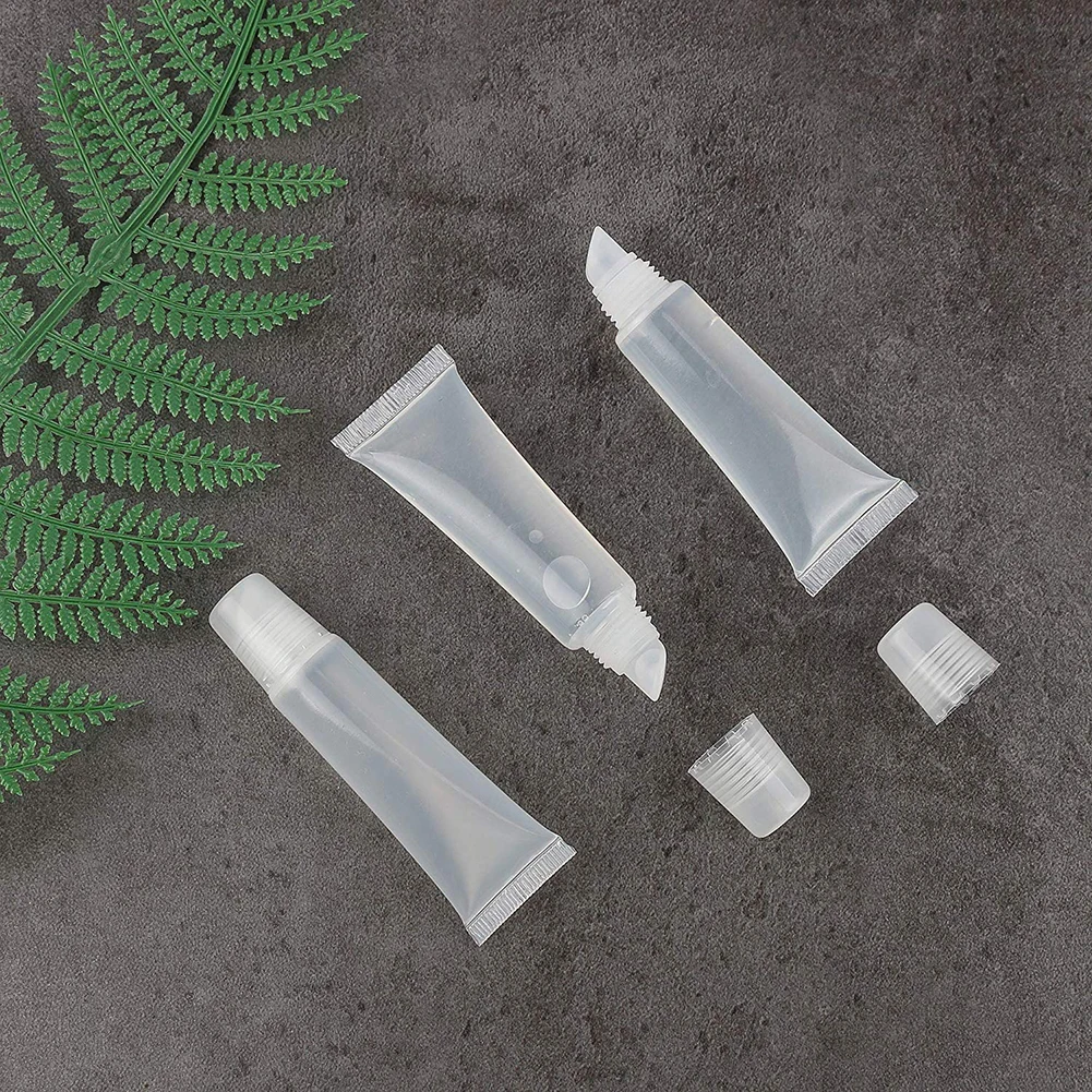 36 шт. 10 мл прозрачная трубка для блеска губ|Многоразовые бутылки| |