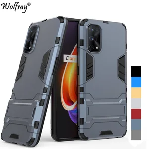 for cover oppo realme 7 pro case hybrid stand silicone shockproof armor case for realme 6 7 x7 pro cover for oppo realme 7 pro free global shipping