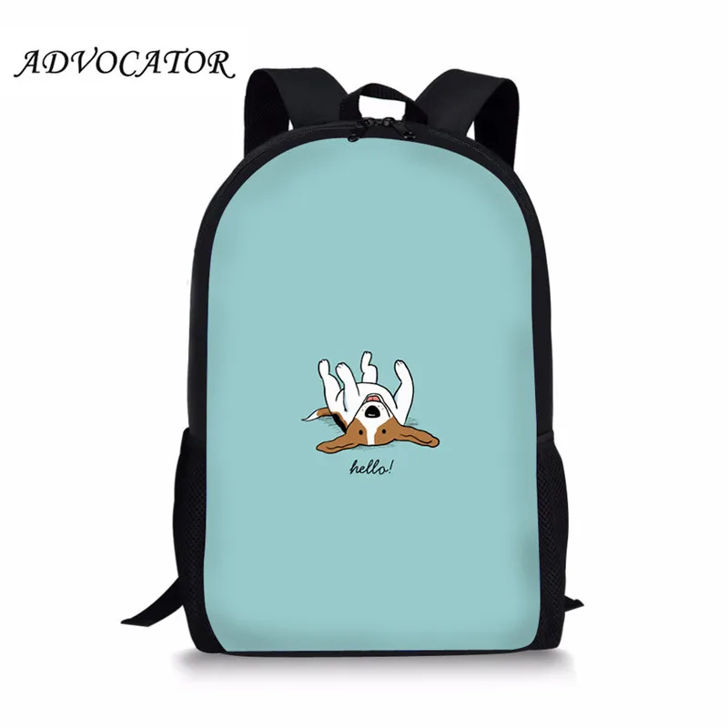 Children Schoolbag Cartoon Beagle Printing Backpack for Teenager Boys and Girls Large Capacity School Bags Plecaki Szkolne
