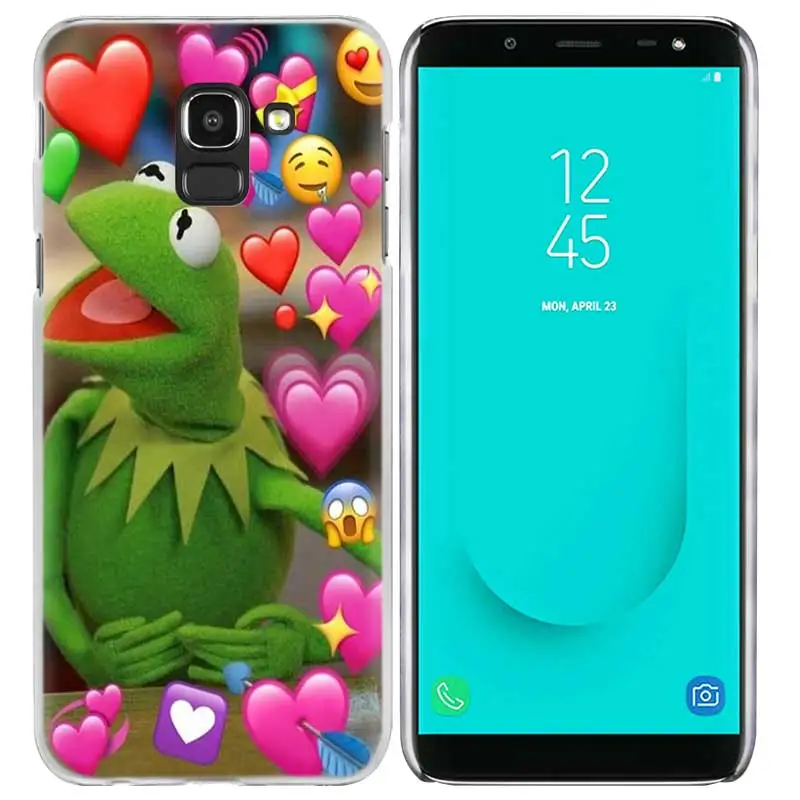 Лягушонок Кермит чехол для samsung Galaxy A50 A80 A70 A60 A40 A30 A20 A20e A10 A9 A7 A6 плюс Note 8 9 10 Pro - Цвет: 02