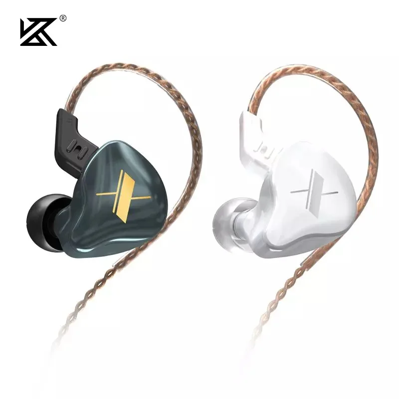 Плотным верхним ворсом KZ EDX 1DD Hi Fi наушники вкладыши контролировать в ухо для бега
