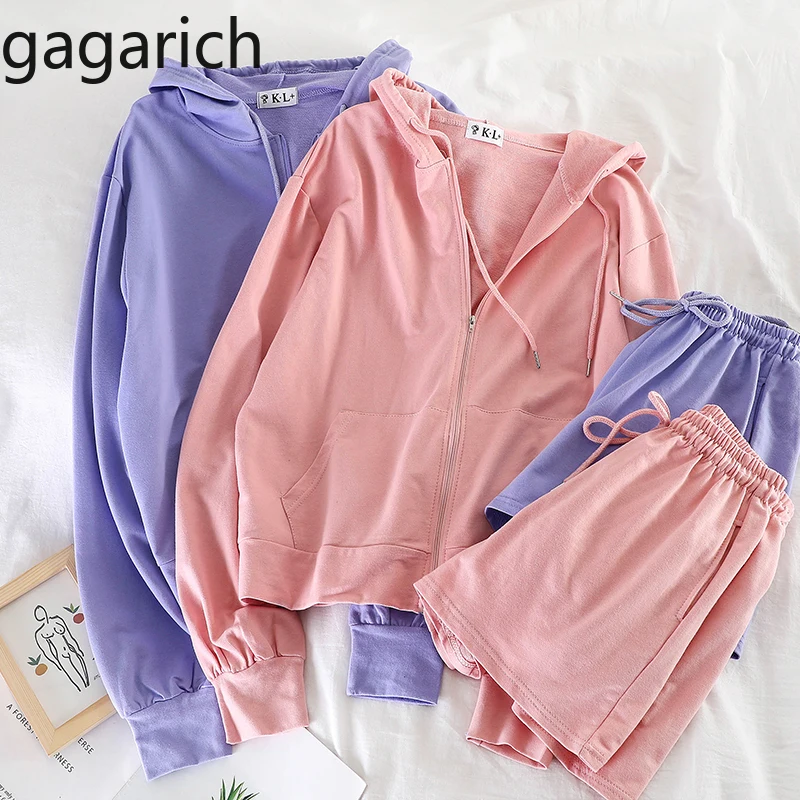 Gagarich Женские повседневные комплекты из двух предметов летние свободные куртки с