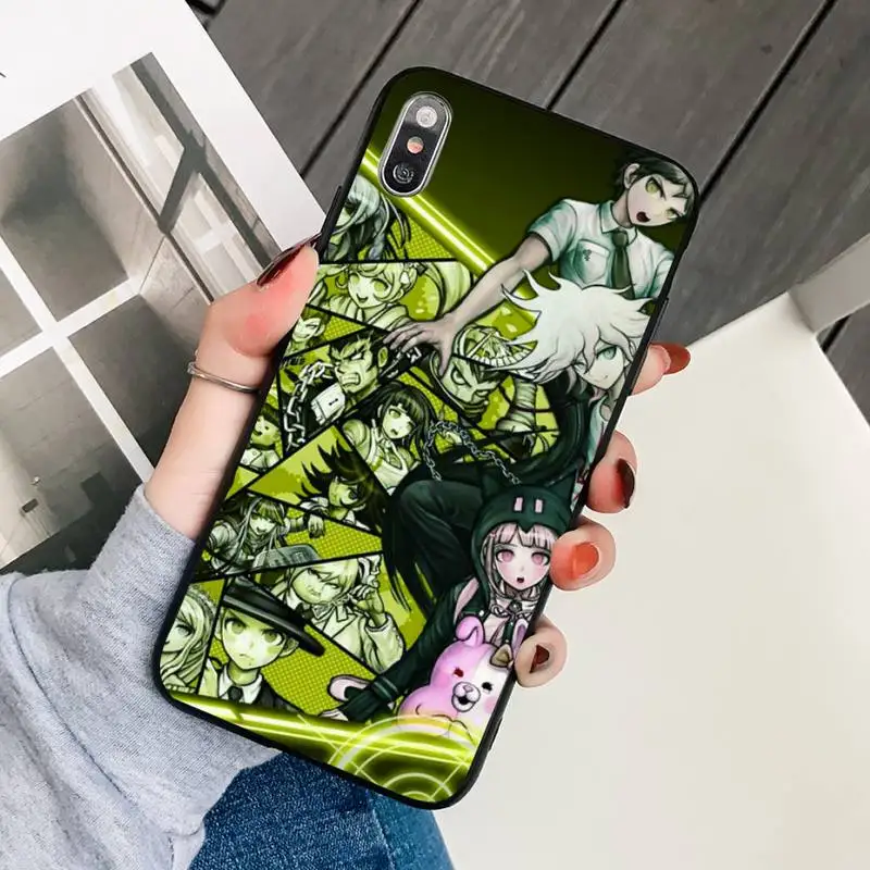 

Danganronpa V3 Phone Case Black Cover For IphoneX XS 11 12 11/12Pro Max 5 5s SE 6 6s 7 8 Plus SE2020 Cases
