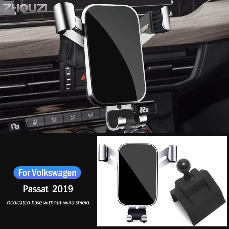 

Car Mobile Phone Holder Special Air Vent Stand GPS Gravity Navigation Bracket For Volkswagen VW Passat B8 2019 Car Accessories