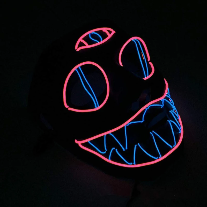 Светодио дный Light вечерние MasksHalloween маска очистки выборы год большой забавный
