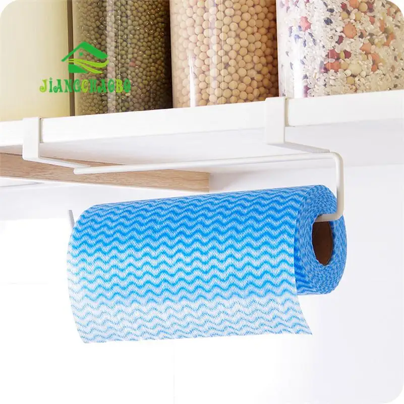 45 Iron Hook Type Kitchen Roll Paper Towel Holder Storage Rack Sundries Organizer Home Tools Cabinet Cupboard | Дом и сад