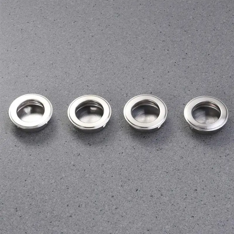 20 шт./12 шт. 35 мм плоские ручки из нержавеющей стали встраиваемые заподлицо тянет