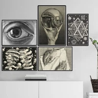posters and prints escher surreal geometric artwork modern abstract poster wall art picture canvas painting home decor %d0%ba%d0%b0%d1%80%d1%82%d0%b8%d0%bd%d1%8b