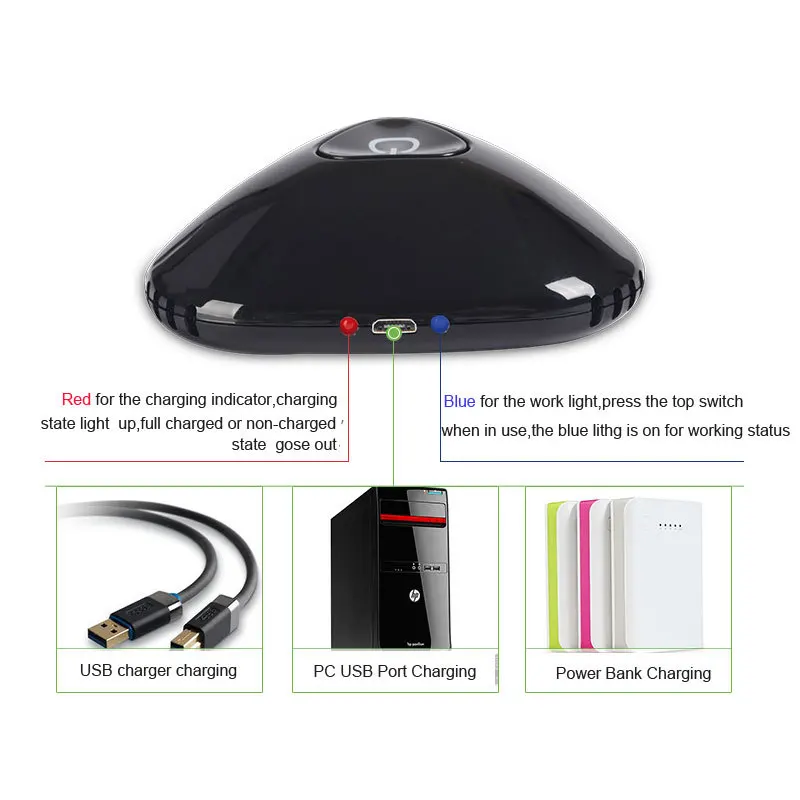 Портативный озоновый очиститель воздуха перезаряжаемый мини-usb для холодильника