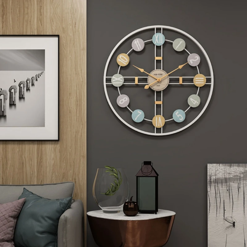 

Colorful Kids Wall Clock 16 Inch Silent Non Ticking Quality Quartz Battery Opera