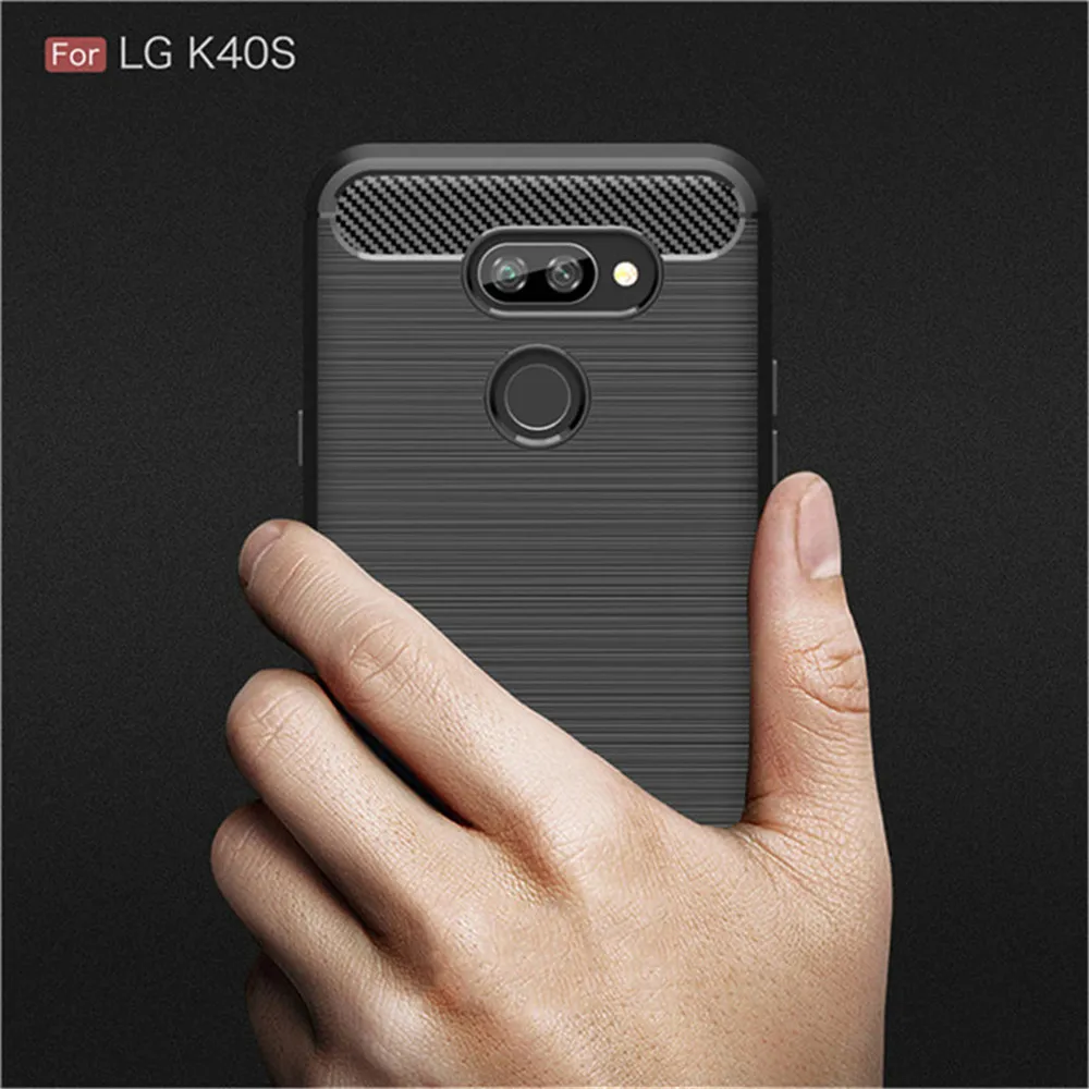 Для LG K40S чехол 6 1 дюймов роскошный полностью мягкий силиконовый из ТПУ