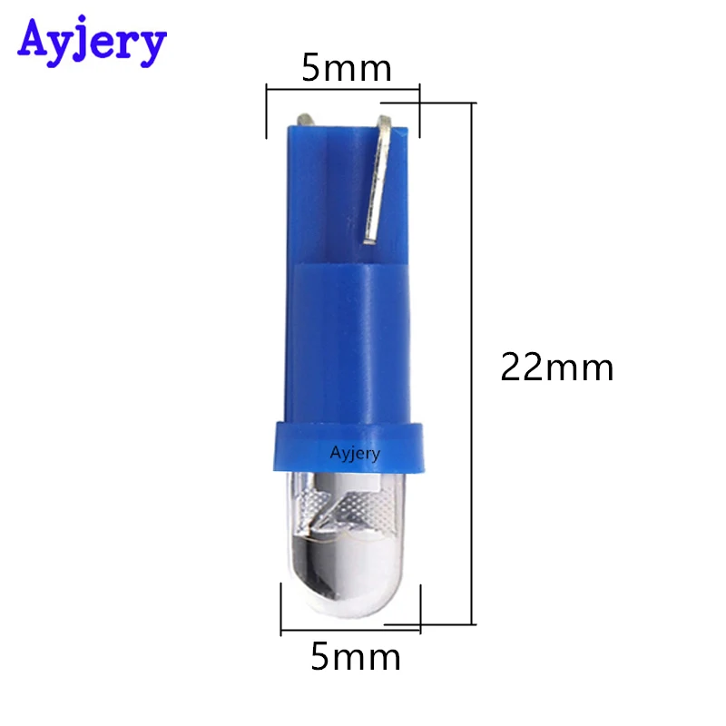 AYJERY 10 шт. T5 Белые желтые синие красные зеленые светодиодный ные лампы с