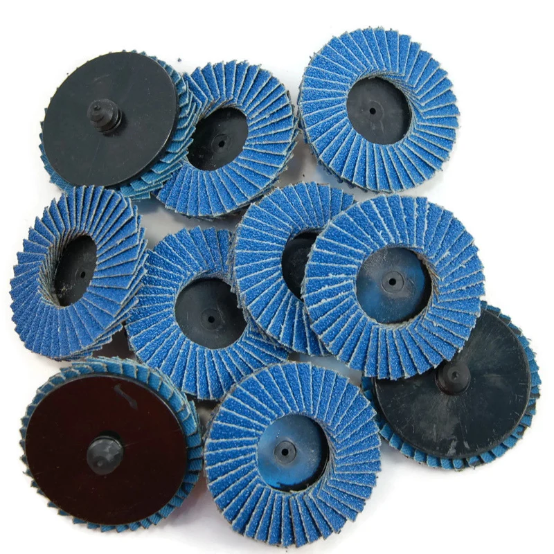 

High Strength 2inch 60Grit Sanding Disc Wheels 10pcs Aluminum Oxide Polishing