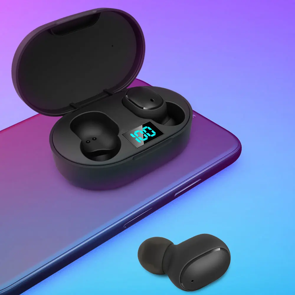 TWS Bluetooth Earphone Wireless phones Gaming Headset for Airdots Mini Earbuds with LED Display Huawei Xiaomi E6s | Электроника