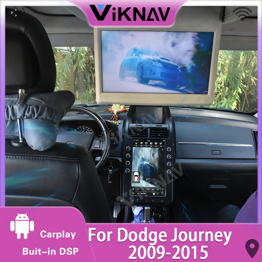 

Мультимедийный плеер 13,6 дюйма для Dodge Journey 2009-2015 Android автомобильное радио 2 Din Авто Стерео Carplay приемник GPS навигатор