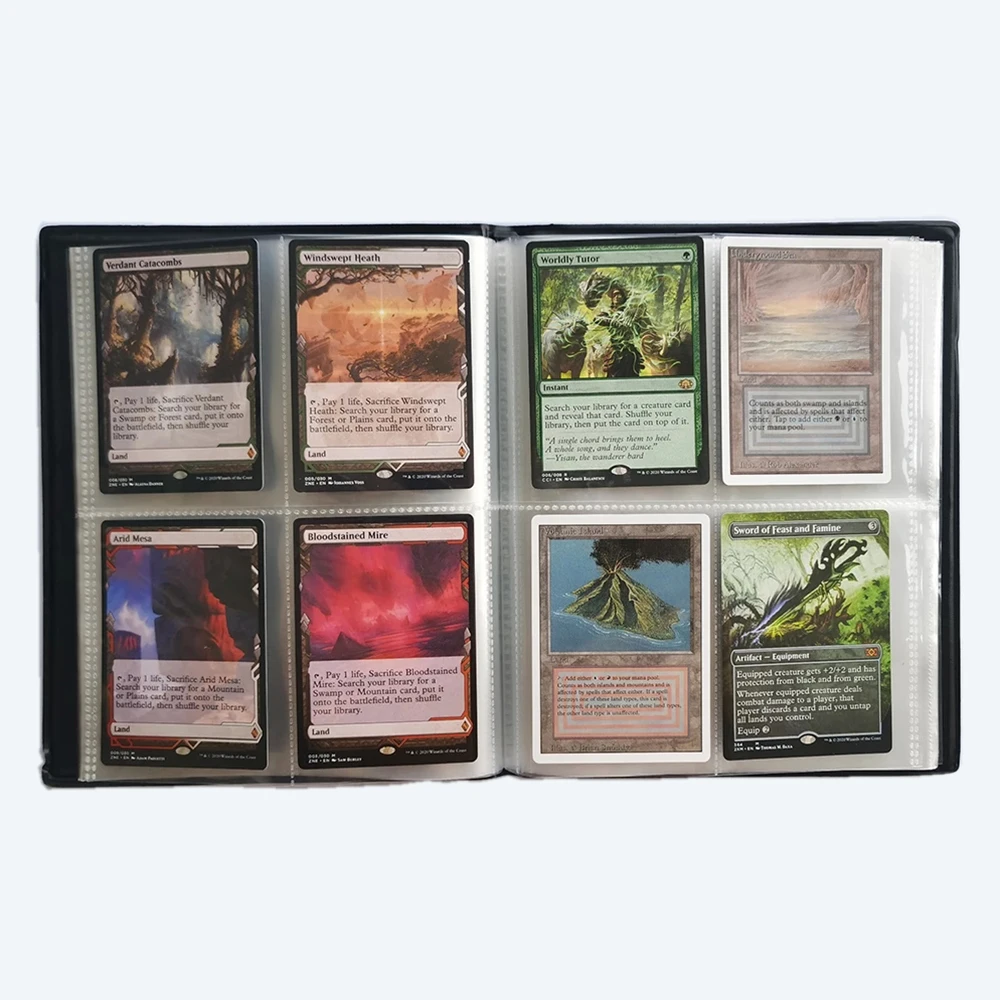 Книга для MGT-карт с рисунками из волшебных войн шоколадных и фиолетовых цветов 4