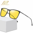 SIMPRECT 2021 модные квадратные поляризационные очки солнцезащитные UV400 высокое качество эластичность металл антиблик для вождения очки мужские солнечные
