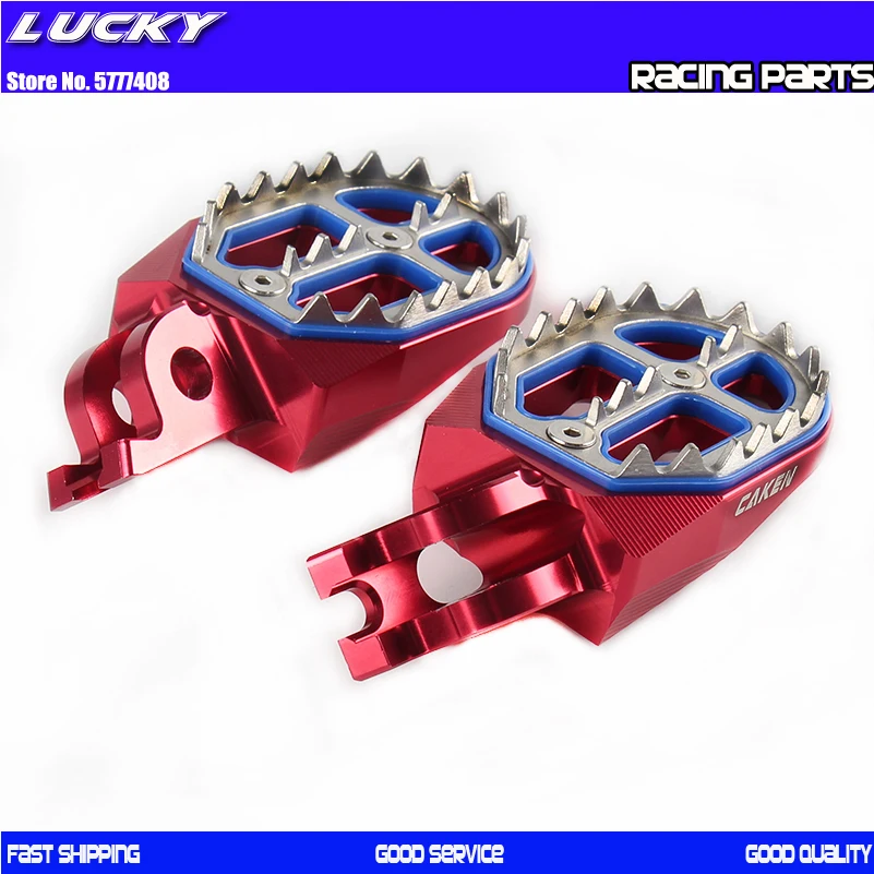 Заготовка MX широкие подножки педали для Honda CR125/250 CRF150R CRF250/450R CRF250/450XOffroad Байк