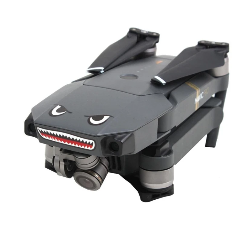 3M наклейки на лицо акулы, наклейки на кожу, аксессуары для DJI MAVIC 2 PRO, MAVIC 2 Zoom, Mavic Pro, Mavic AIR и DJI Spark