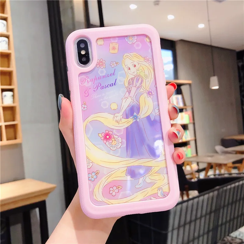 TPU+ PC двусторонний помощи чехол для iphone X XR XS MAX 7 8 плюс 6 6s милые даффи ShellieMay аниме Gelatoni StellaLou чехол