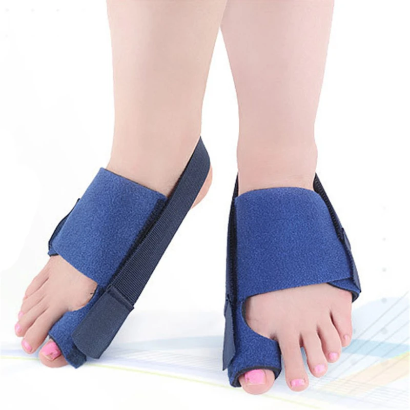 

1Set Blue Toe Separator Corrector Straightener Brace Hallux Valgus Orthosis Pain Relief Support Hot Sale 2021 New