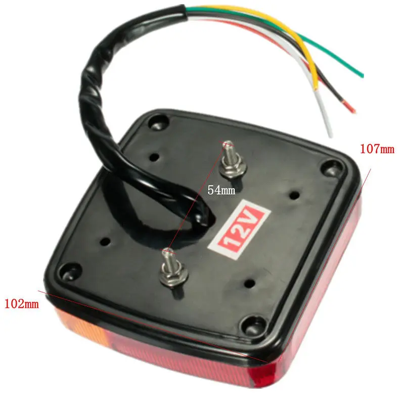 

Car LED tail lights Replacement 12V Super bright Turn Signal AS+ABS Running